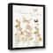 Life Began in a Garden White Floating Framed Canvas Wall Art